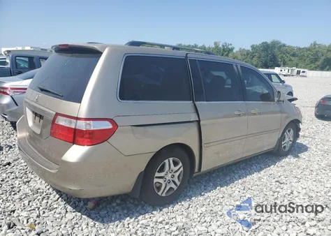 2007 Honda Odyssey Ex from USA, damaged, VIN 5FNRL38457B433154